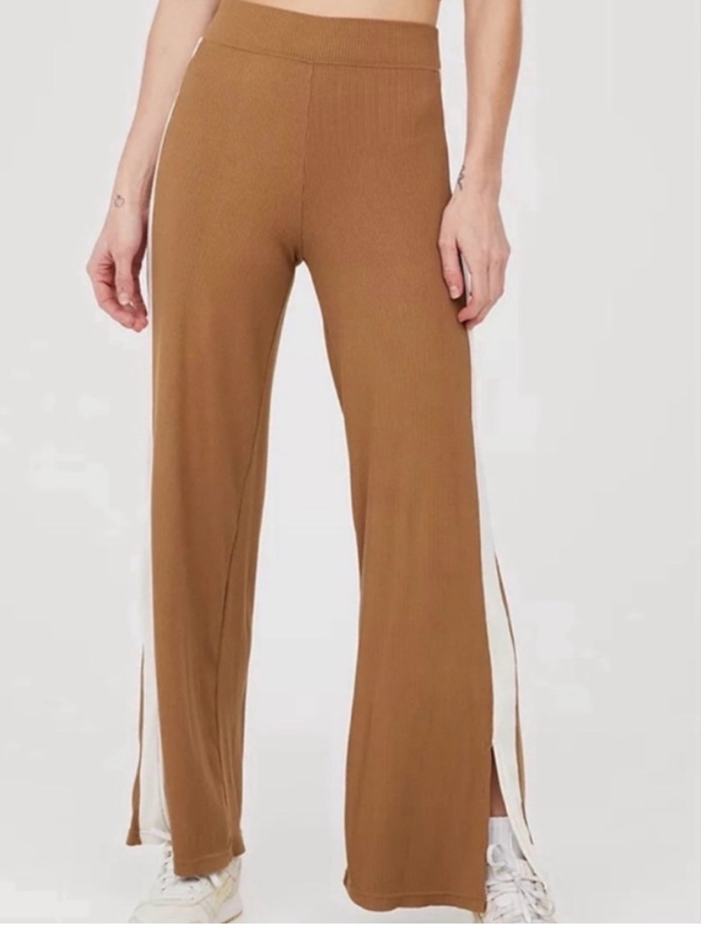 Offline by Aerie Thumbs Up Heavyweight Ribbed Wide Leg Pant